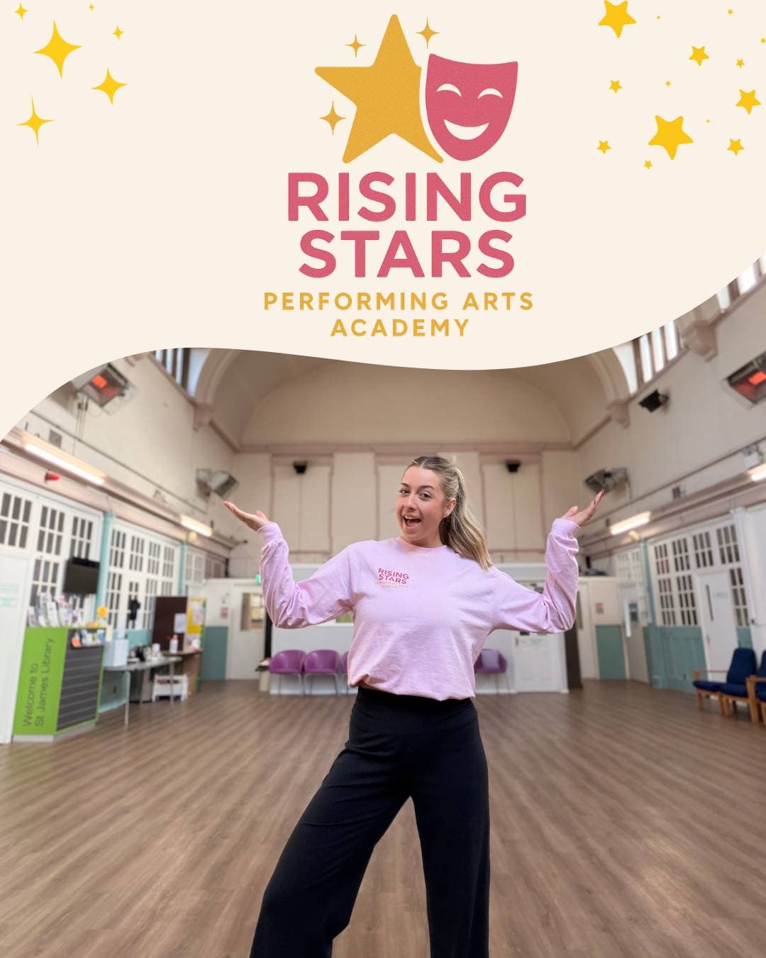 Rising Stars students on stage