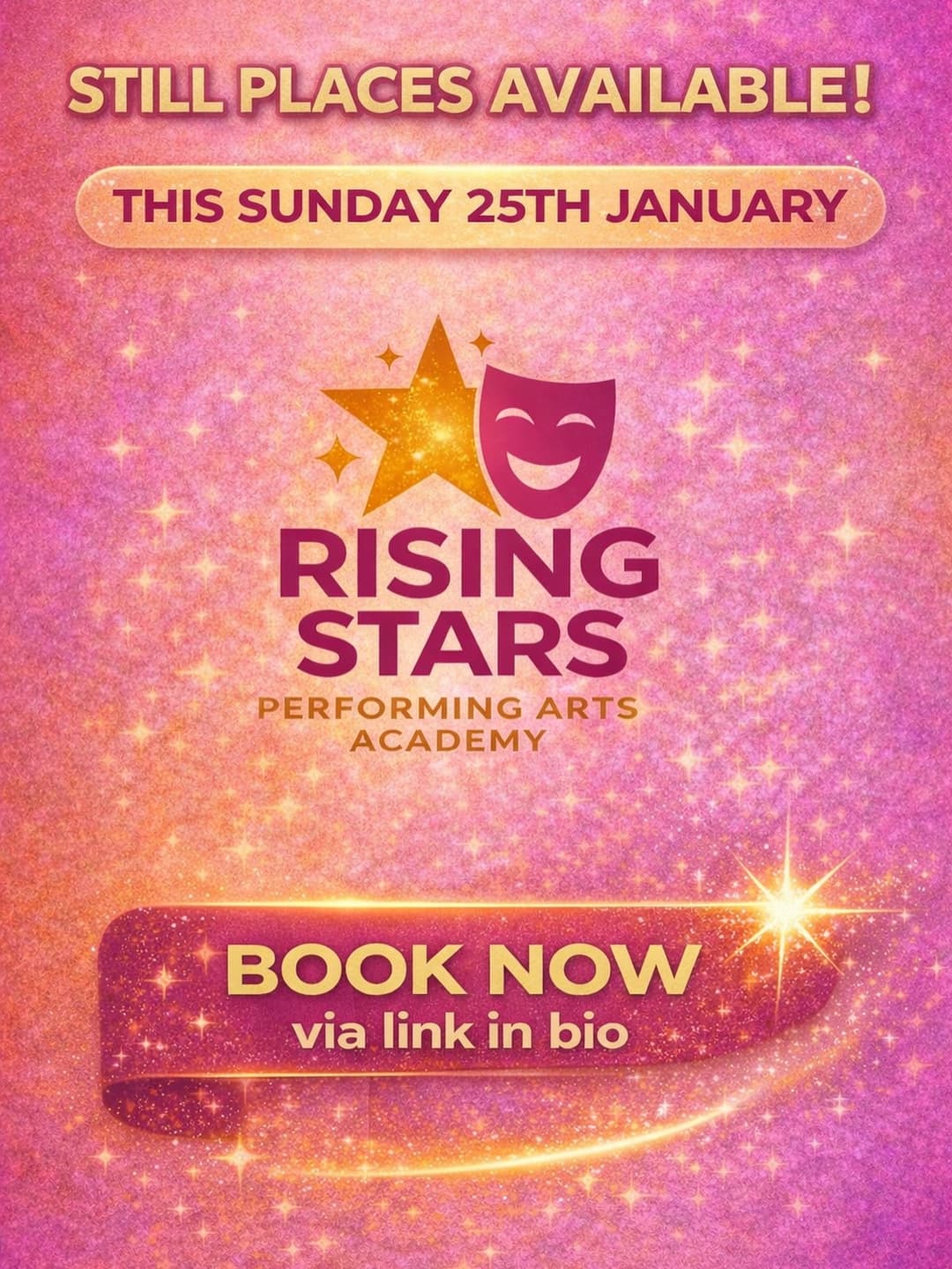 Rising Stars students on stage